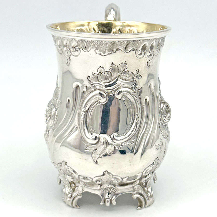Hallmarked Silver Christening Boxed Set Martin Hall Sheffield 1879