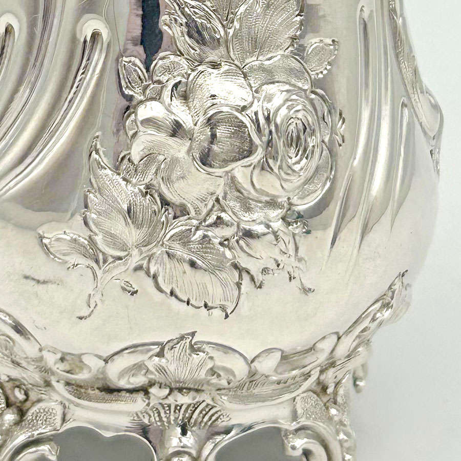 Hallmarked Silver Christening Boxed Set Martin Hall Sheffield 1879