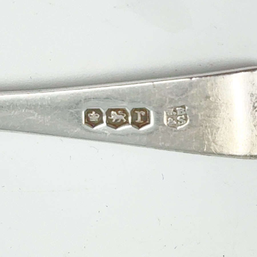 Hallmarked Silver Coffee Spoons Sheffield 1934