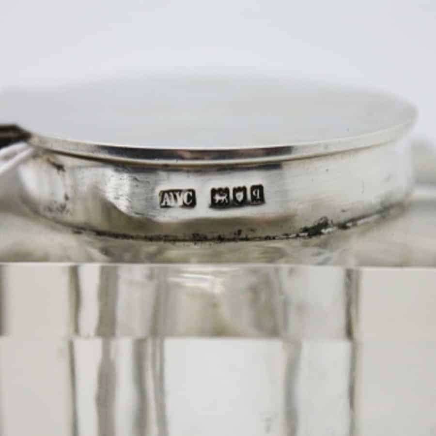 Hallmarked Silver Inkwell London 1911