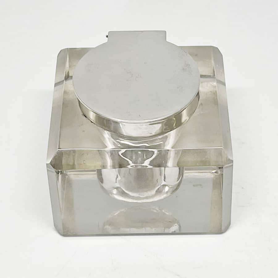 Hallmarked Silver Inkwell London 1911