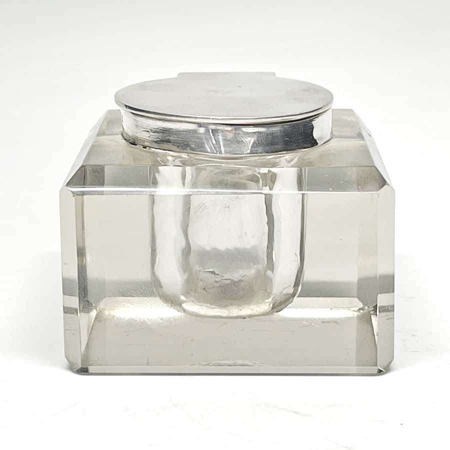 Hallmarked Silver Inkwell London 1911