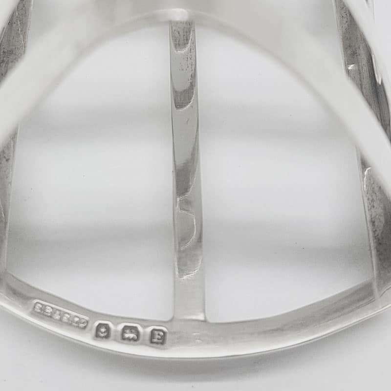 Hallmarked Silver Melba Toast Rack Birmingham 1962