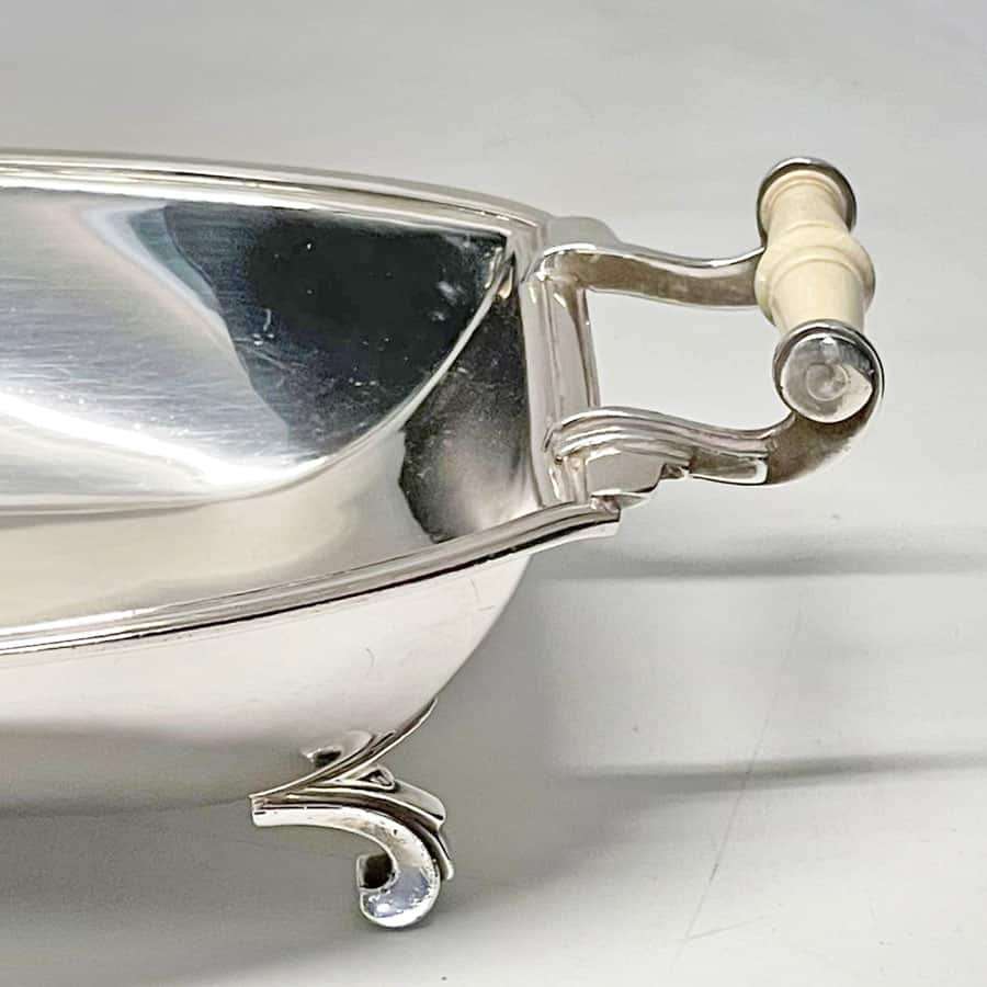 Hallmarked Silver Art Deco Birmingham Fruit Bowl 1948