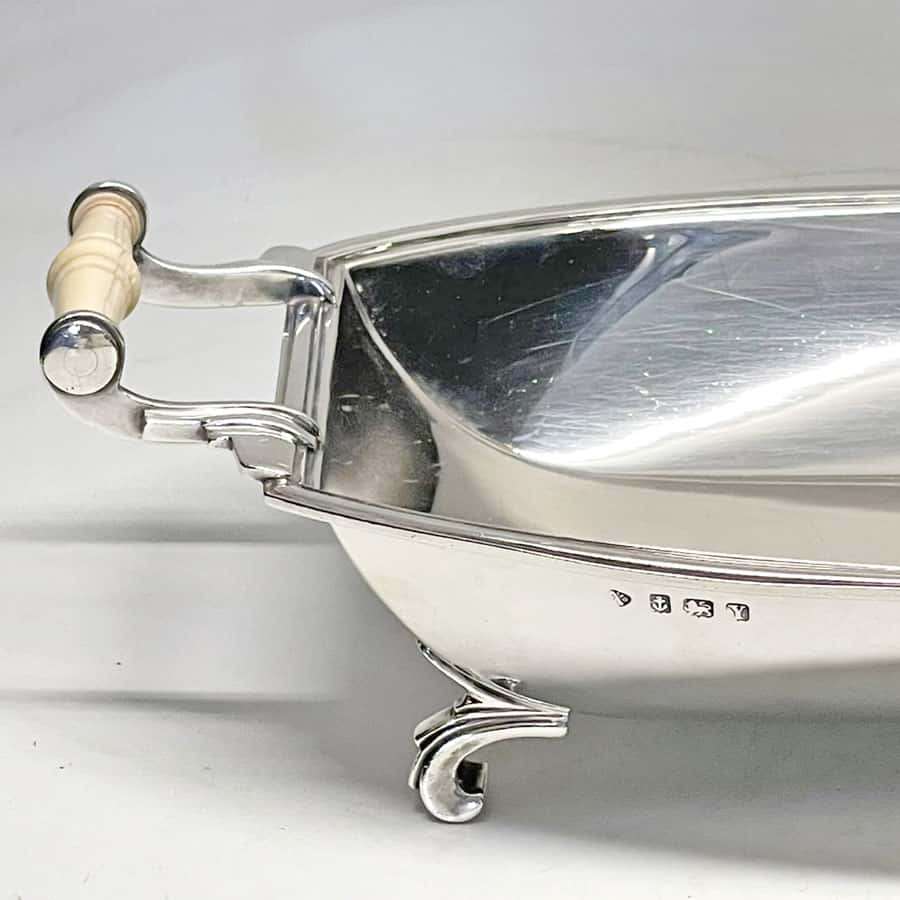 Hallmarked Silver Art Deco Birmingham Fruit Bowl 1948