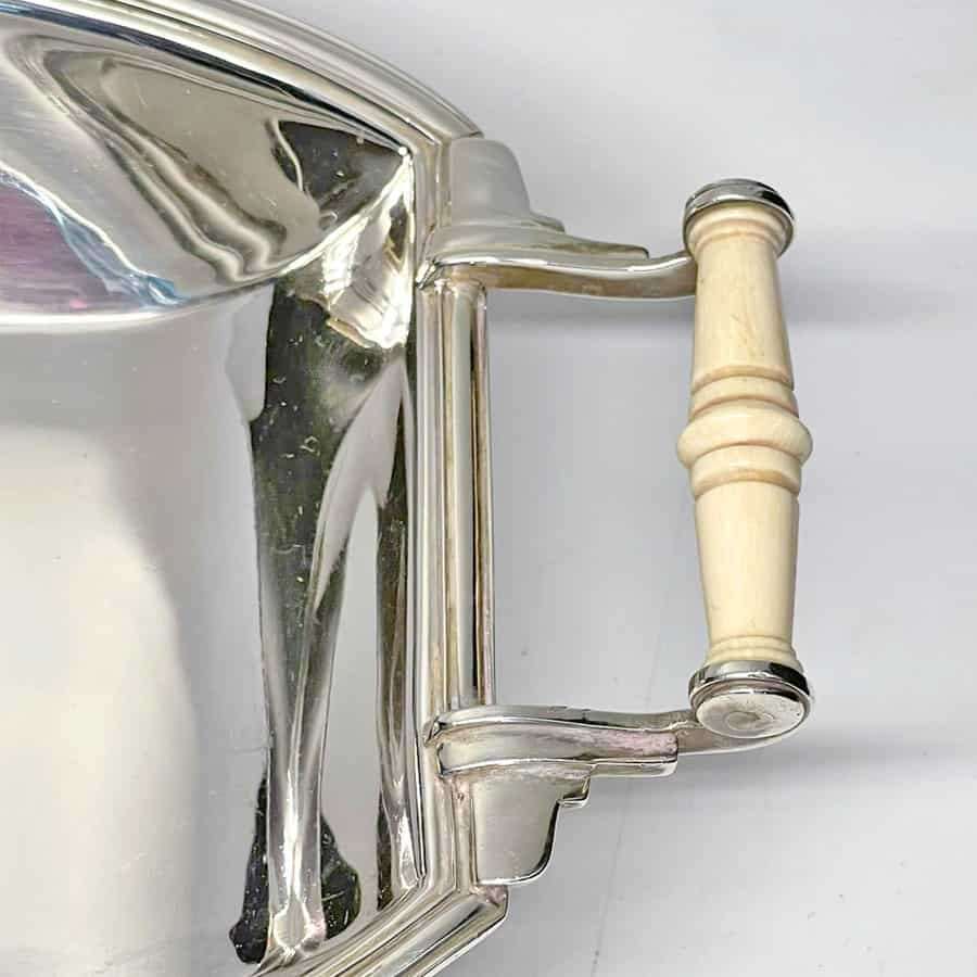 Hallmarked Silver Art Deco Birmingham Fruit Bowl 1948