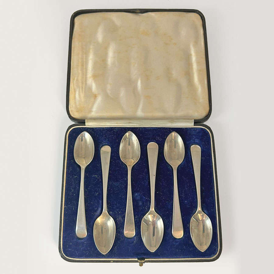Hallmarked Silver Coffee Spoons London 1936