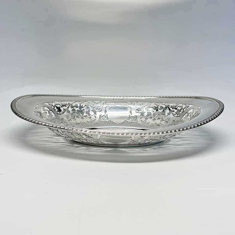 Hallmarked Silver Dish Sheffield 1900