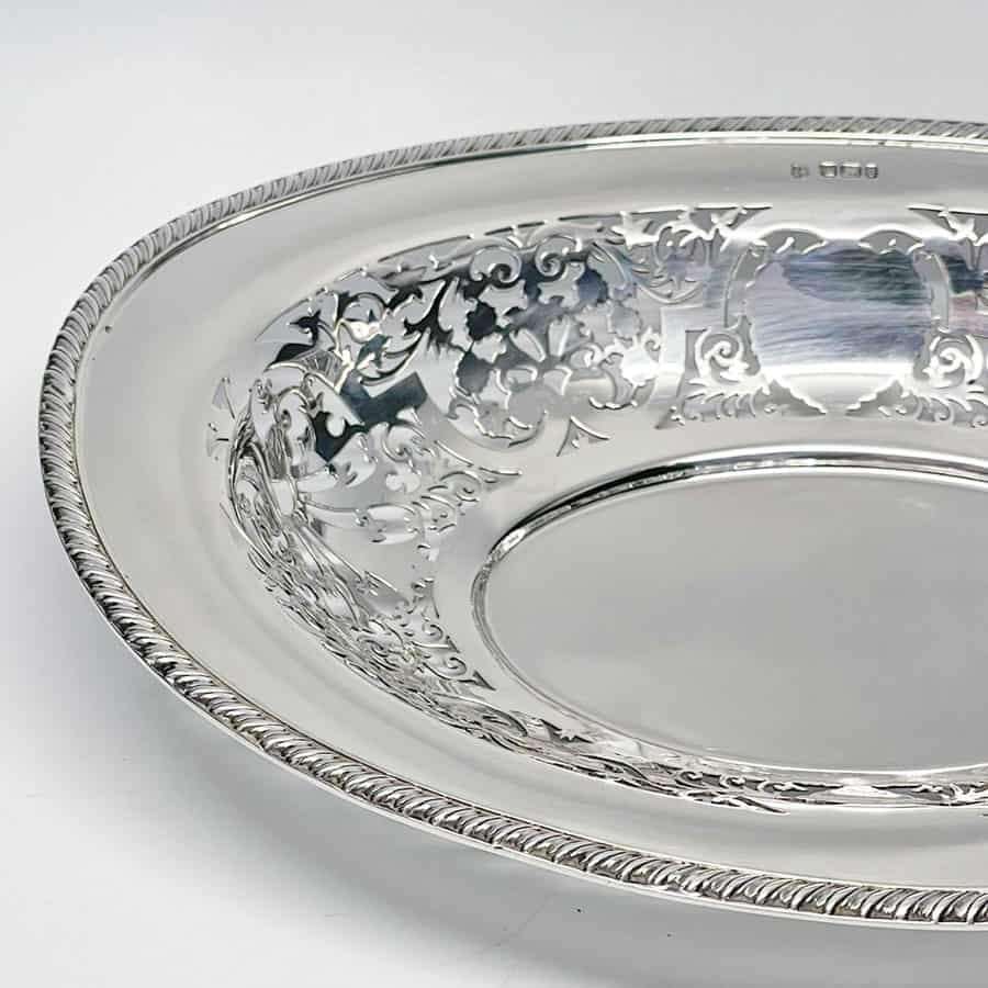 Hallmarked Silver Dish Sheffield 1900