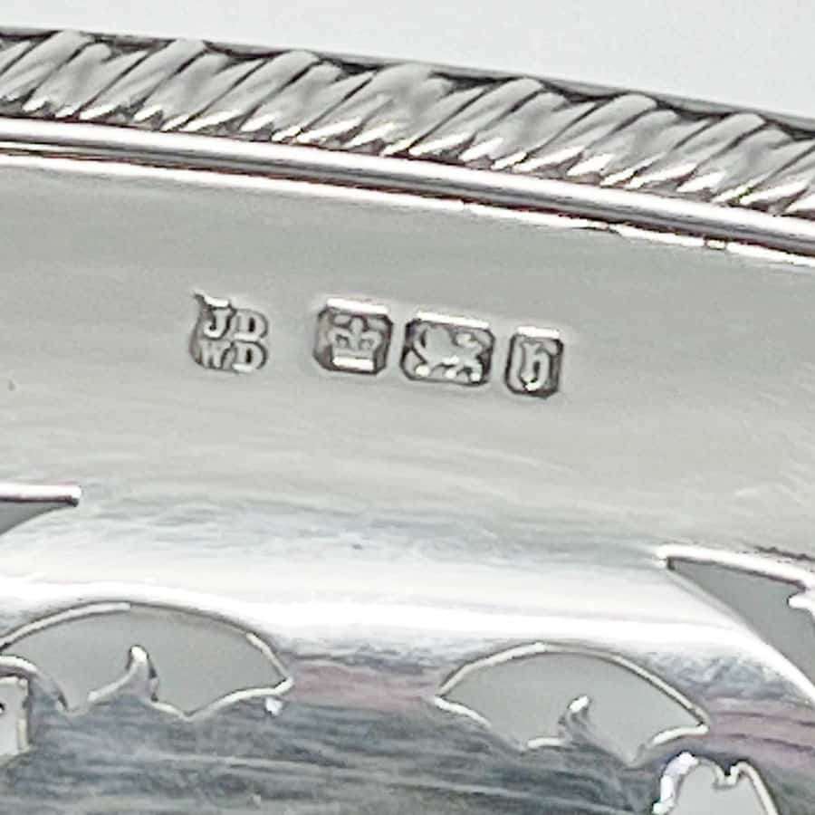 Hallmarked Silver Dish Sheffield 1900