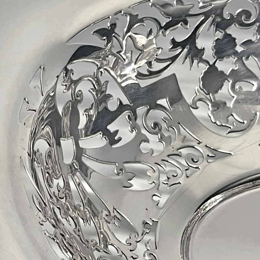 Hallmarked Silver Dish Sheffield 1900