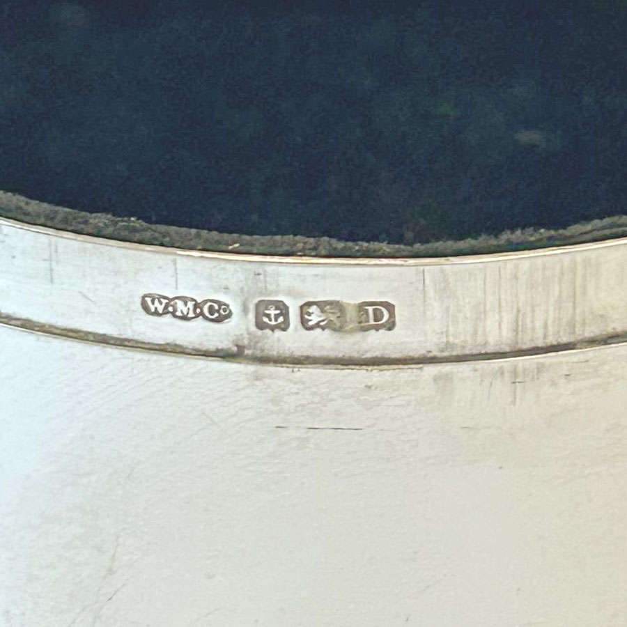Hallmarked Silver Jewellery Casket Birmingham 1928