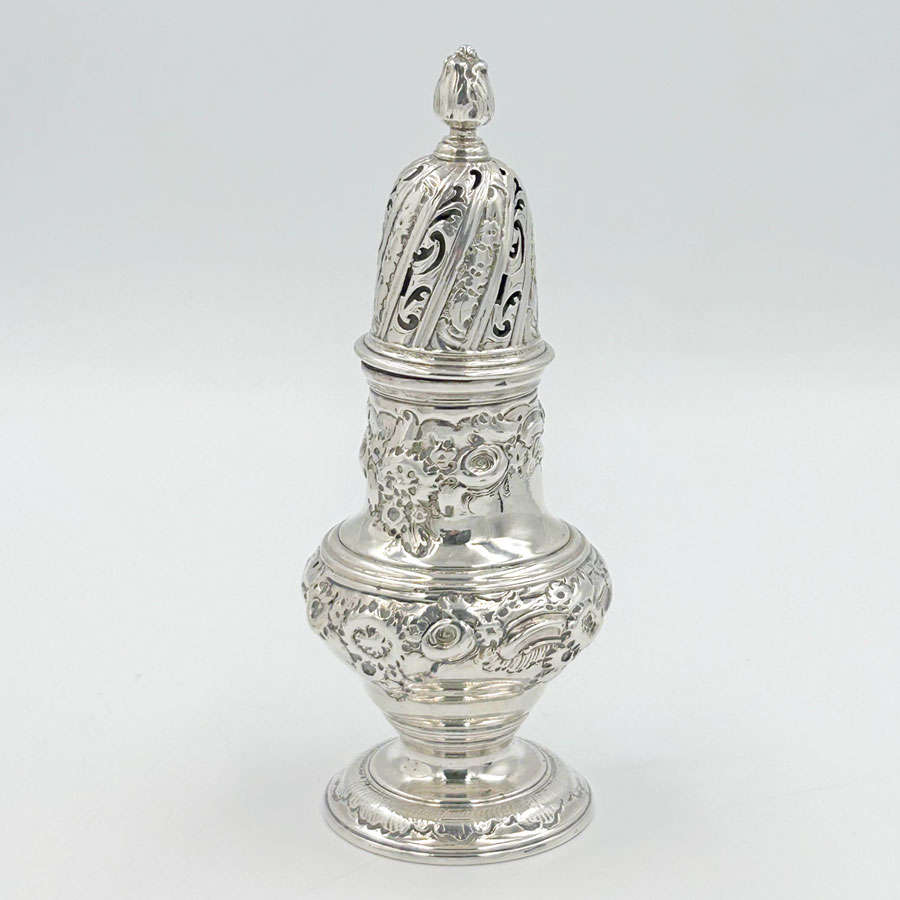Hallmarked Silver Pepperette London 1737 Samuel Wood