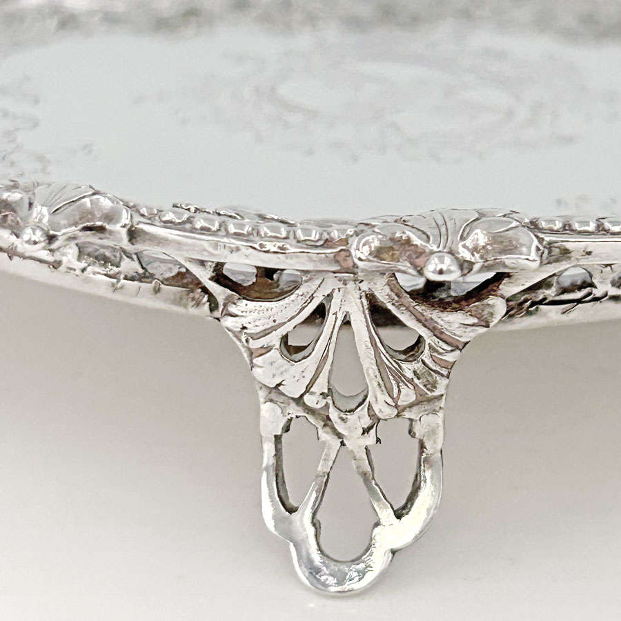 Hallmarked Silver Salver London 1760 Lewis Herne And Francis Butty