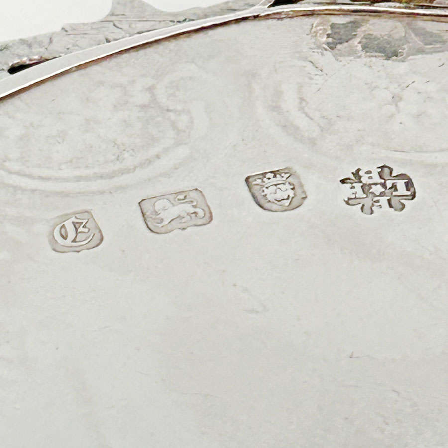 Hallmarked Silver Salver London 1760 Lewis Herne And Francis Butty