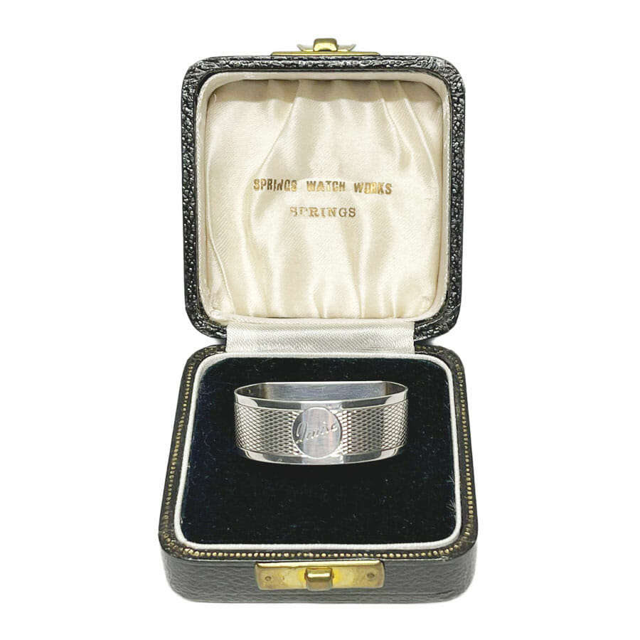 Hallmarked Silver Serviette Ring Birmingham 1937