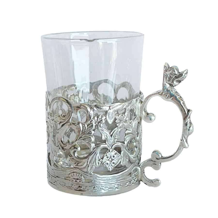 Hallmarked Silver Shot Glass Set Chester 1909