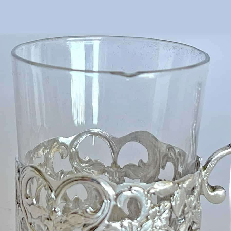 Hallmarked Silver Shot Glass Set Chester 1909