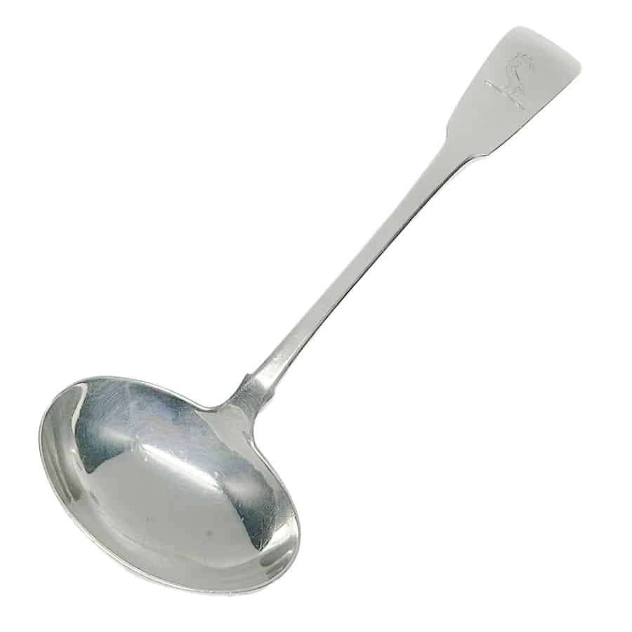 Irish Silver Sauce Ladle Dublin 1814