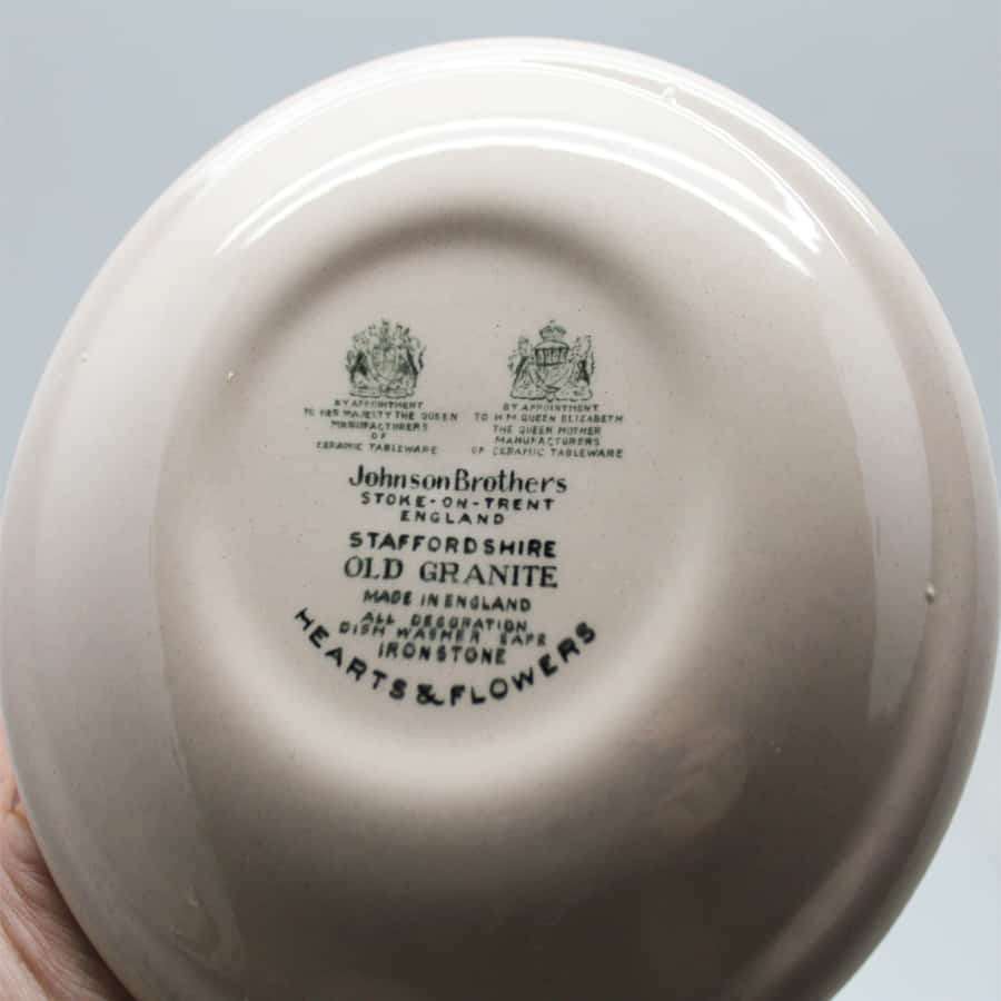 Johnson Brothers Hearts and Flowers Pattern Trio