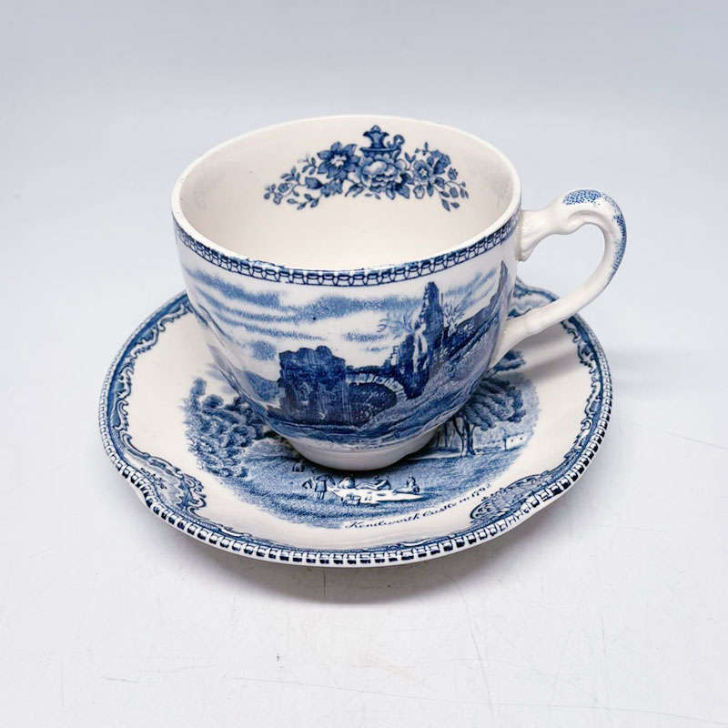 Johnson Brothers Old Britain Castles Breakfast Cup Duo
