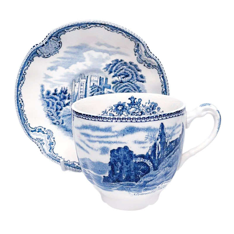 Johnson Brothers Old Britain Castles Breakfast Cup Duo