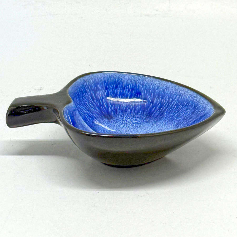 Kalahari South African Pottery Purple Glaze Dish
