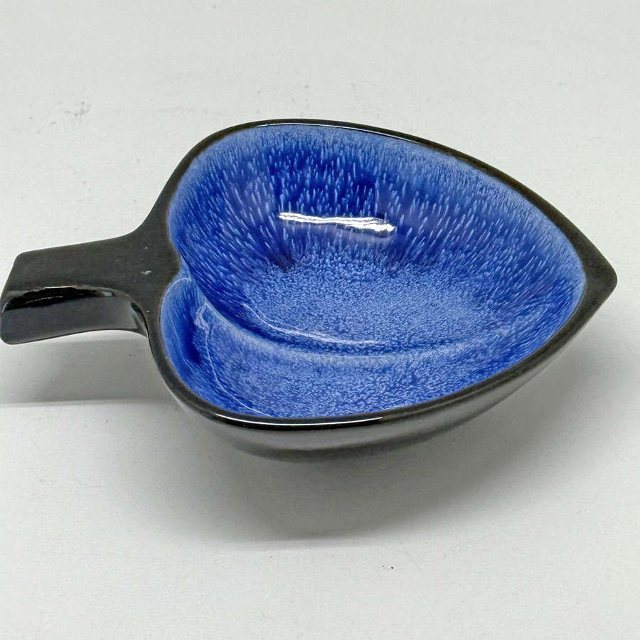 Kalahari South African Pottery Purple Glaze Dish