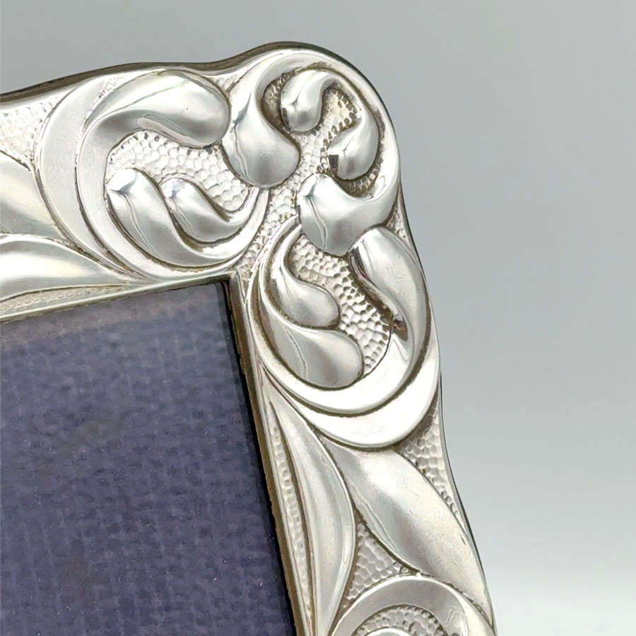 Large Italian 925 Silver Picture Frame Otto Viani