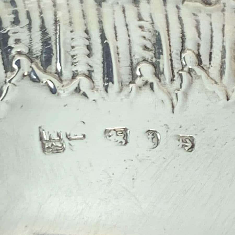 Late Victorian Silver Pierced Bowl Birmingham 1893
