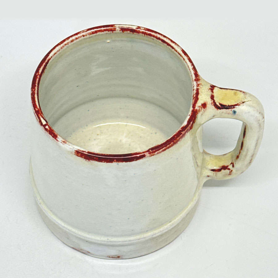 Linnware Beer Tankard Mushroom Glaze
