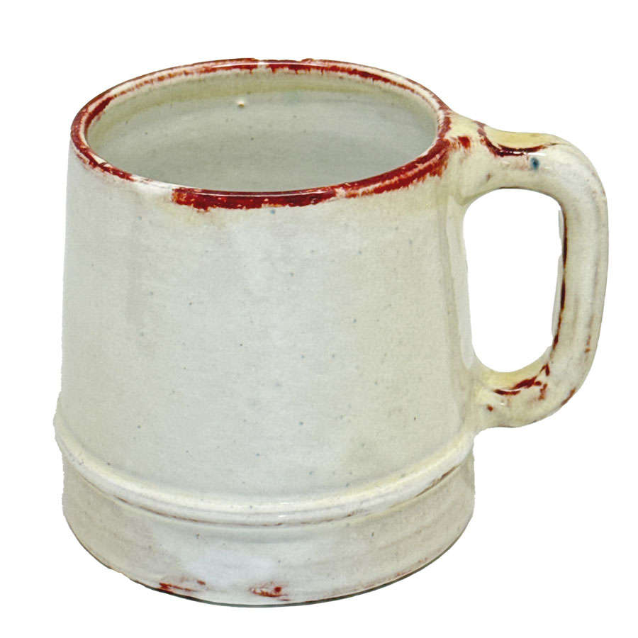 Linnware Beer Tankard Mushroom Glaze