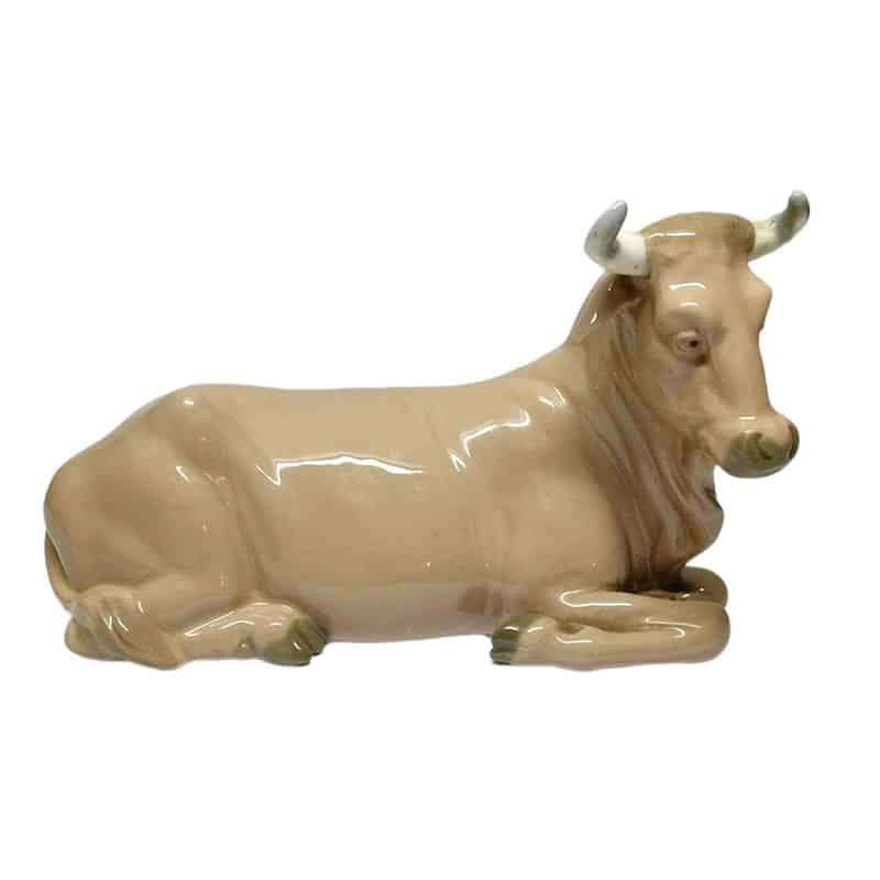 Nao By Lladro Retired Nativity Scene Cow Daisa 1981