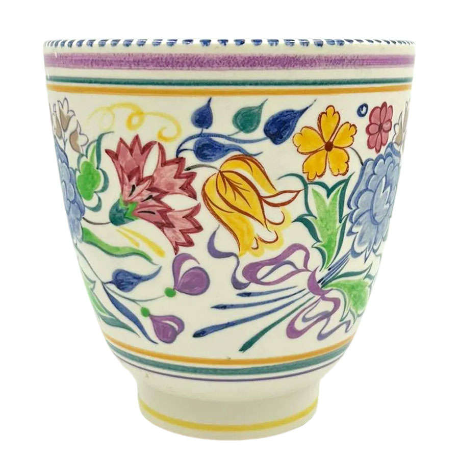 Poole Studio Pottery Floral Vase C1950
