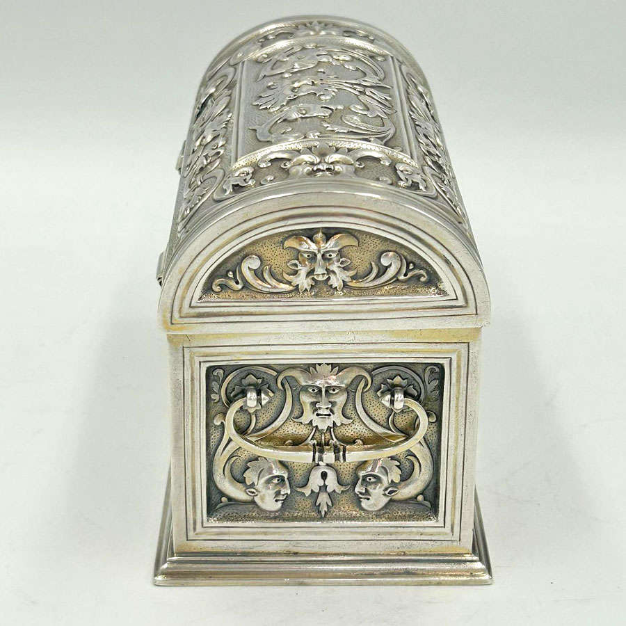 Rare Silver Chest London 1890 Carrington and Co