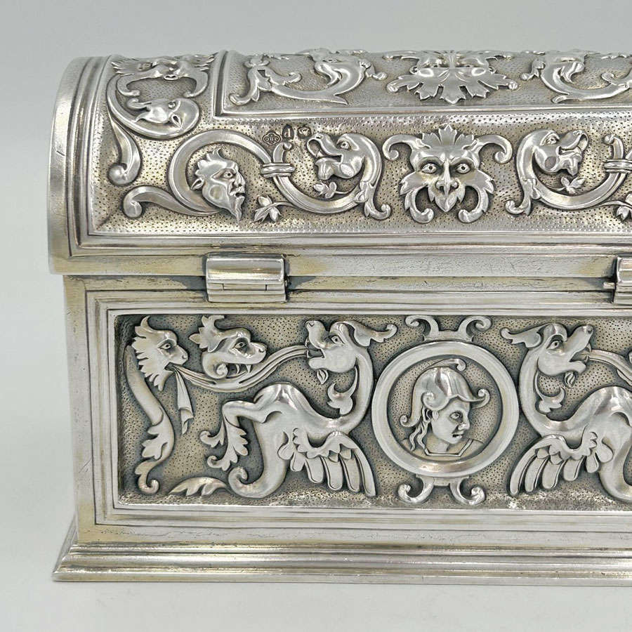 Rare Silver Chest London 1890 Carrington and Co