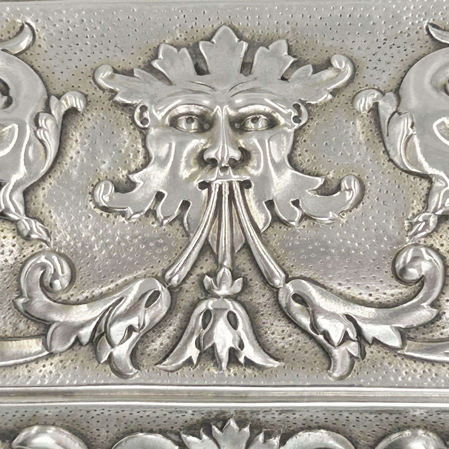 Rare Silver Chest London 1890 Carrington and Co