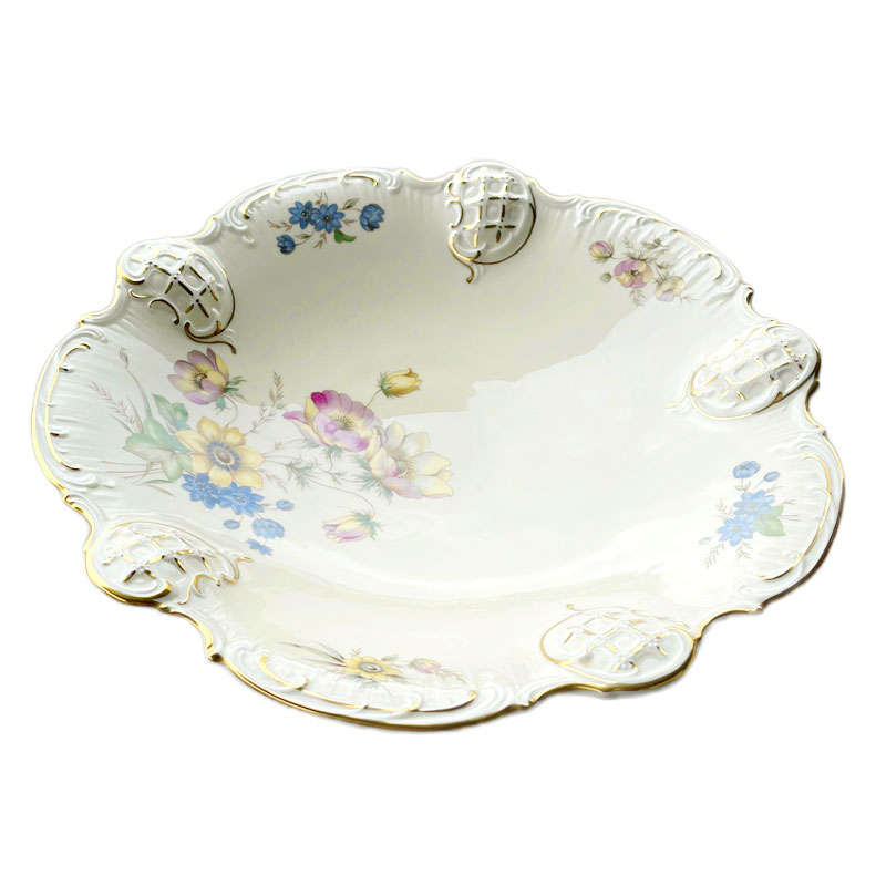 Rosenthal Gilded Floral Decorative Bowl C1950