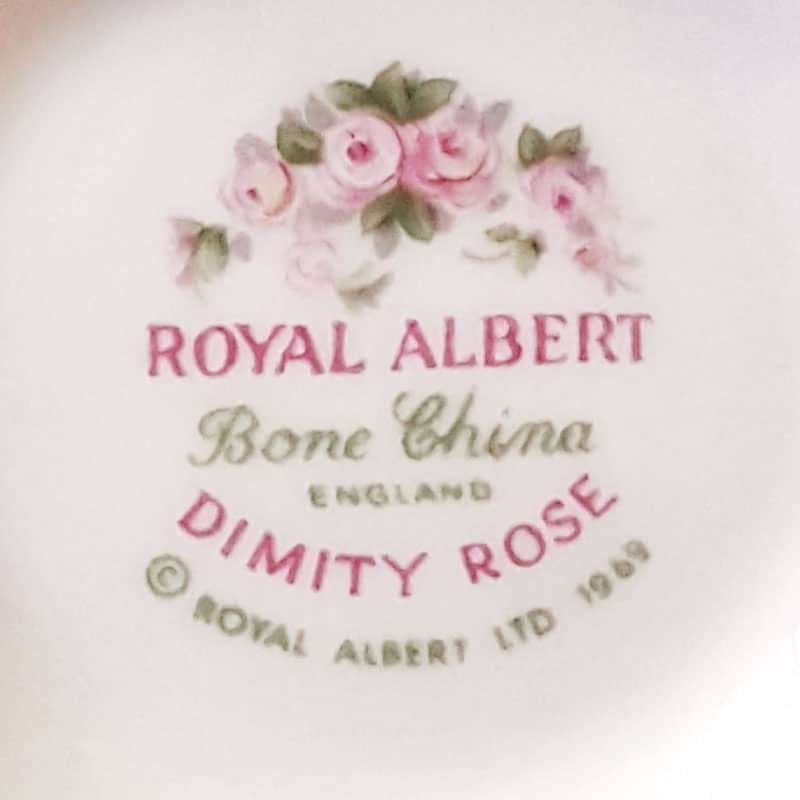 Royal Albert Dimity Rose Coffee Duo