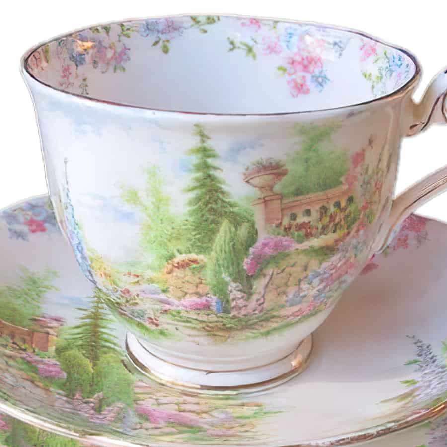 Royal Albert Kentish Rockery Tea Trio C1940