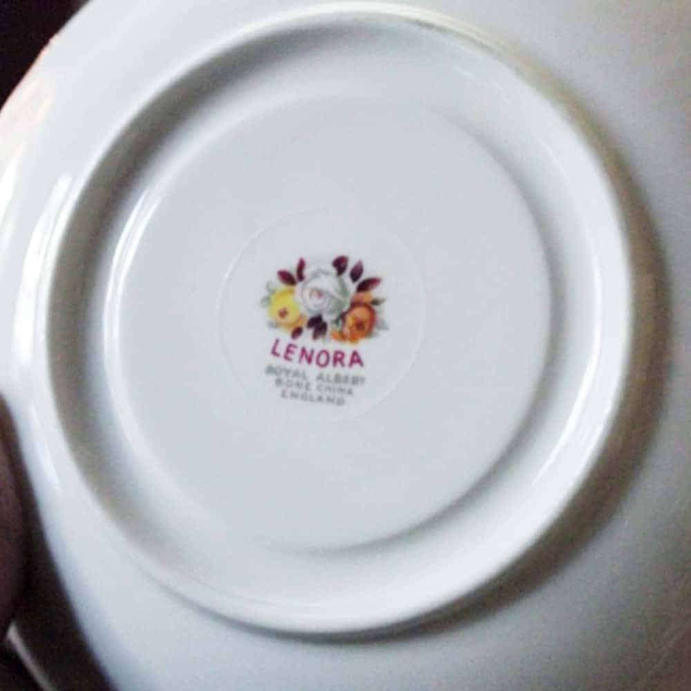 Royal Albert Lenora Demitasse Duo