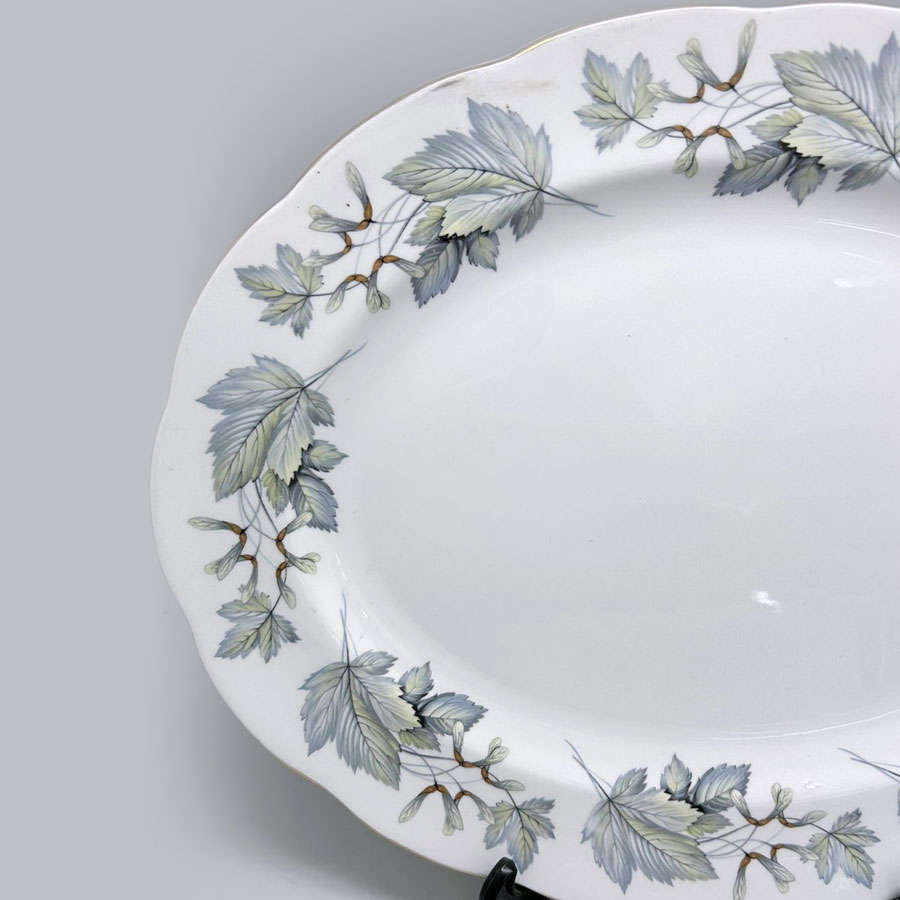 Royal Albert Silver Maple Large Platter 38.5cm