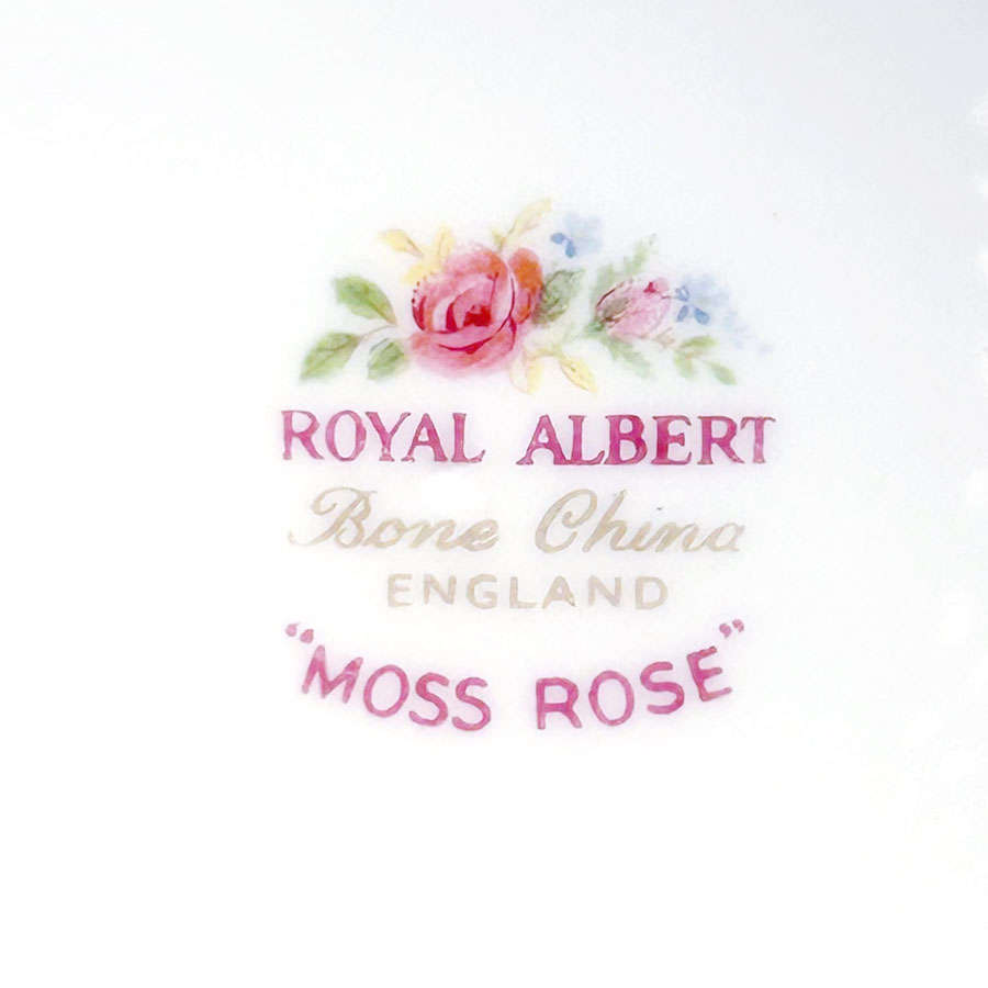 Royal Albert Moss Rose Tea Trio