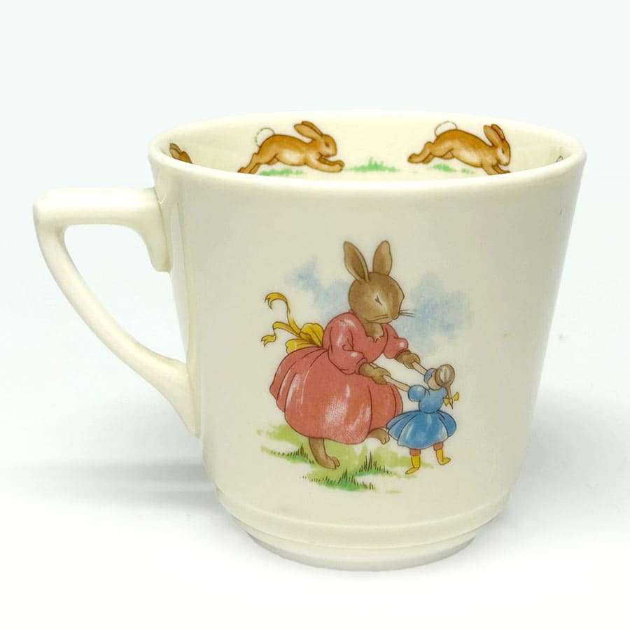 Royal Doulton Bunnykins Casino Cup Babies In Prams