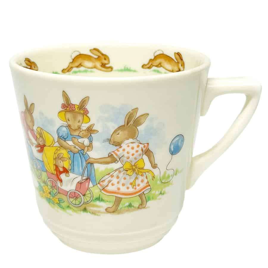 Royal Doulton Bunnykins Casino Cup Babies In Prams
