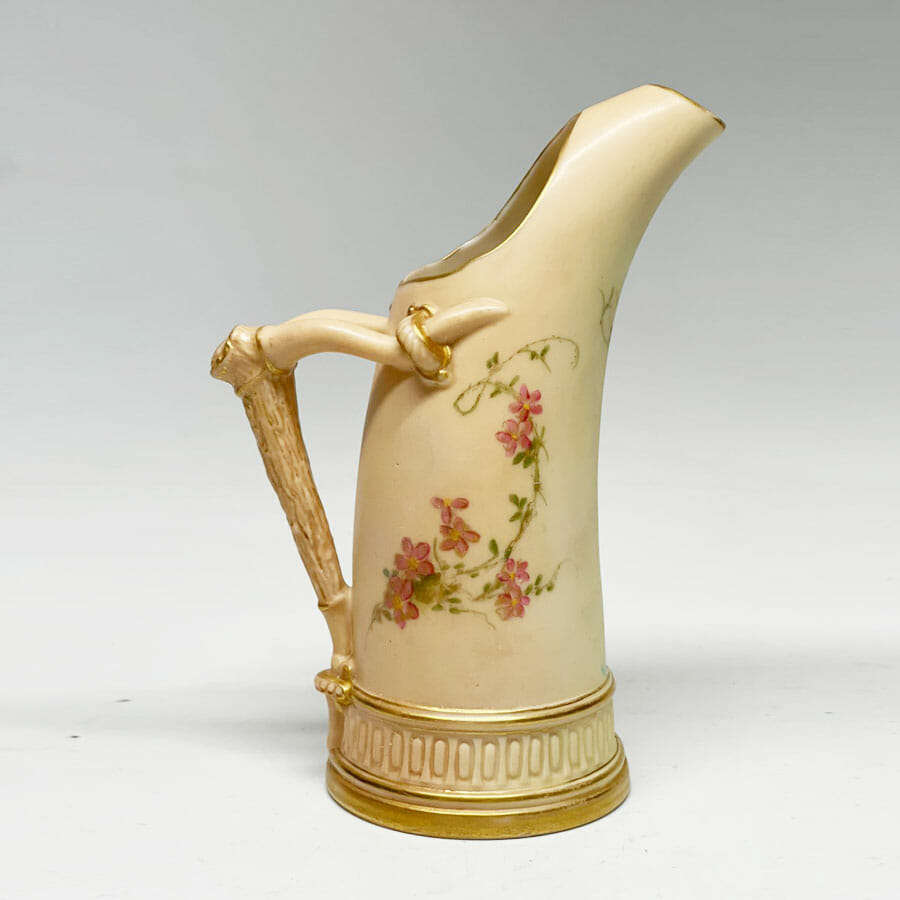 Royal Worcester Blush Ivory Ewer C1903
