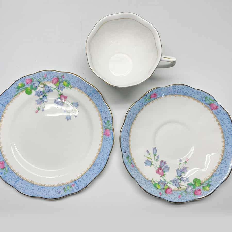 Royal Albert Harebell Tea Trio