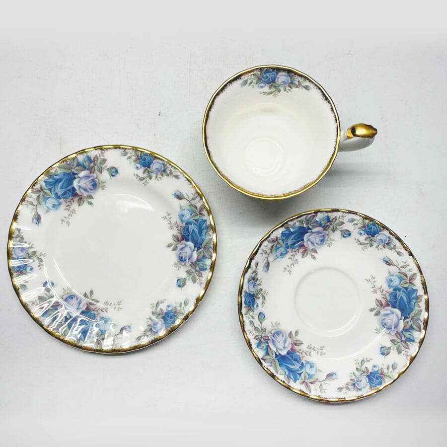Royal Albert Moonlight Rose Tea Trio
