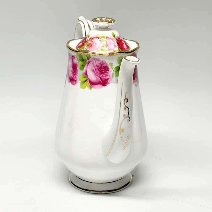 Royal Albert Old English Rose Coffee Pot