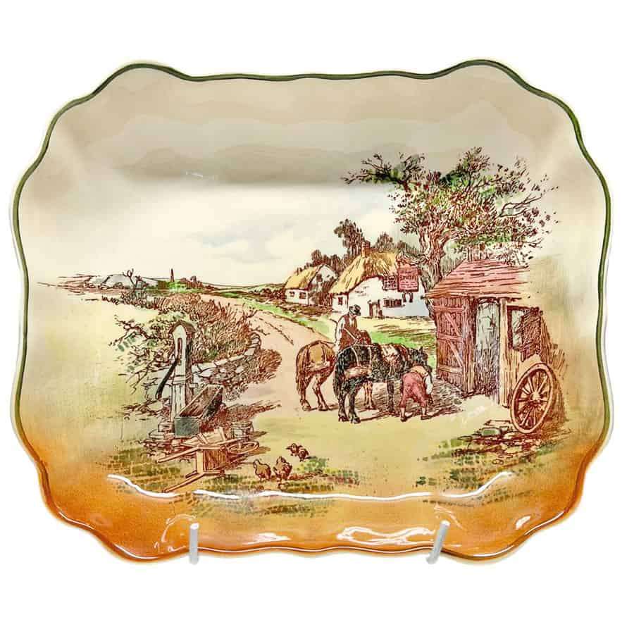 Royal Doulton Rustic England Rectangular Bowl